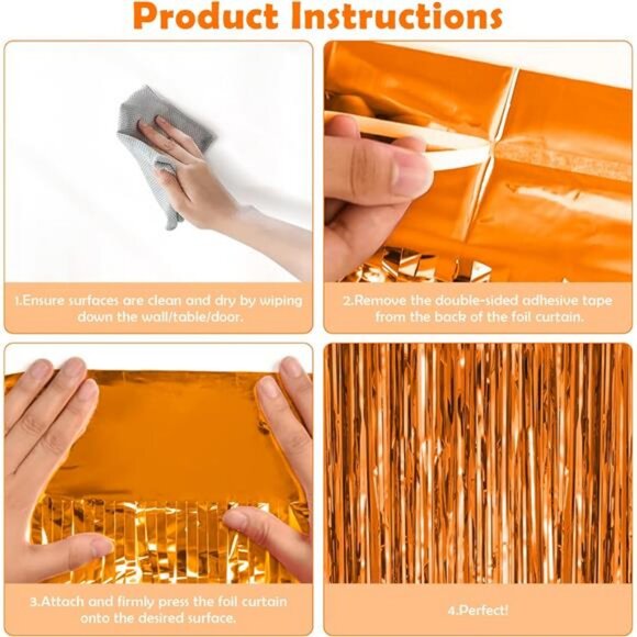 Fall Decorations for Home -Thanksgiving Backdrop Streamers - Picture 4 of 7